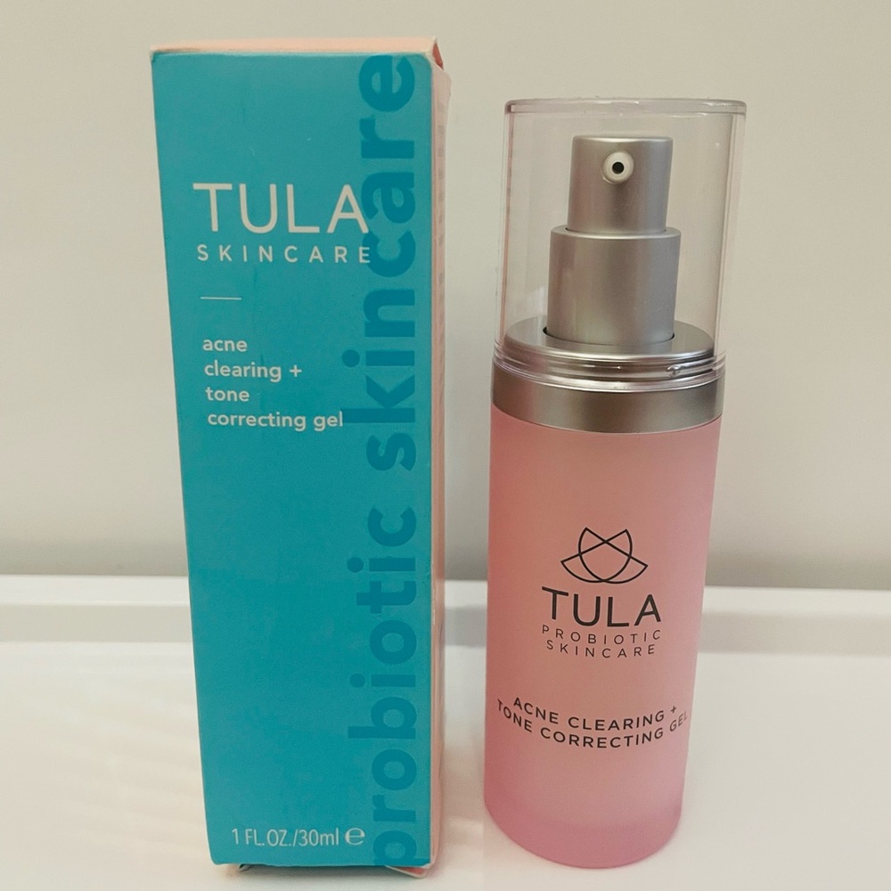 NIB Tula Skincare Acne Clearing and Tone Correcting Gel New In Box 1 Fl oz/30 ml